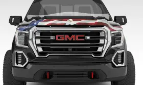 Stampede 749393186525 2051-30 Vigilante Premium - Flag Hood Deflector Stampede 749393186525 2051-30 Vigilante Premium - Flag Hood Deflector
