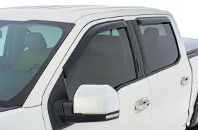 Stampede 749393865000 2019 Chevy Silverado 1500 Double Cab Pickup Tape-onz Sidewind Deflector
