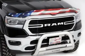 Stampede 749393865574 Chrome Rain Guards Vent Visors 19-2024 Silverado And Gmc Sierra Crew Cab