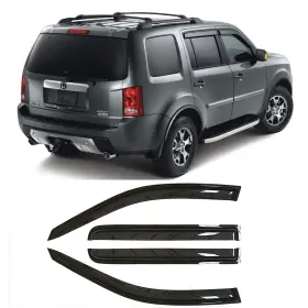 Startship 429836814973 94084 Side Window Wind Deflector 4pc Outside Mount Style Shade Sun Rain Guard
