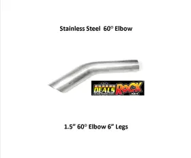 Sa15060 Street Armor 15060 Stainless Steel 60 Degree Elbow Brand New 1.50 Inch 6 Legs