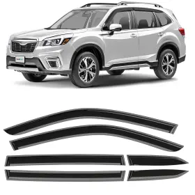 519125 Subaru Sun Rain Visors Wind Guards For 19-24 Forester Sport Shatterproof