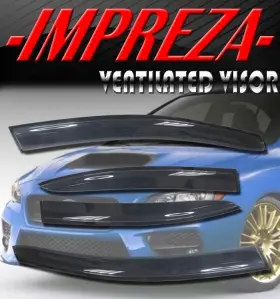 Syneticusa Wv-imp14 Fit 2012-2016 Subura Impreza Smoke Window Visors Vent Shade Sun Rain Wind Guard