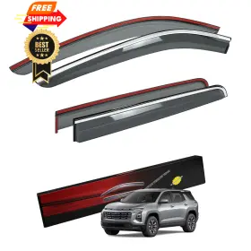 Qyd-12yy Sze Rain Guards Compatible With 2025 2026 Chevrolet/chevy Equinox Smoke Color