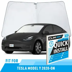 Ws8004 Tesla Front Auto Windshield Cover Car Sun Shade For 2020-2025 Y