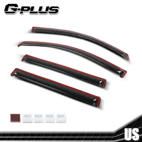 Tianchuan20060225024 Tianchuan Fit For 2015-2020 Escalade Esv Suburban Yukon In-channel Smoke Window Ventvisors