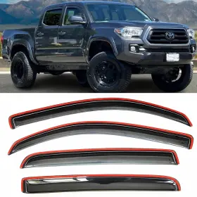 Wsx-194768s Tonoytim In-channel Window Visors Rain Guards Sun Shade Vent Deflectors Compatible Wit