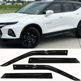 Dv0704sm Torox 2019-23 2024 2025 Chevy Blazer Smoke Door Window Vent Visors Rain Guards Shades