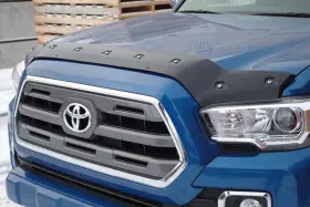 Tg20e16 Tough Guard Hood For 16-18 Toyota Tacoma Black Textured Tg20e16 Tough Guard Hood For 16-18 Toyota Tacoma Black Textured