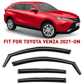 200534 Toyota Rain Guards Vent Visors Shade For 2021-2024 Venza Shatterproof