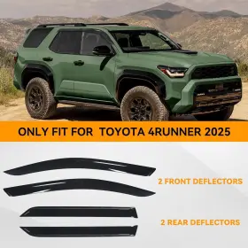 200873 Toyota Sun Rain Visors Wind Guards For 2025-2026 4runner