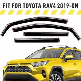 454515 Toyota Rain Guards Vent Visors Shade For 2019-2024 Rav4 In-channel 454515 Toyota Rain Guards Vent Visors Shade For 2019-2024 Rav4 In-channel