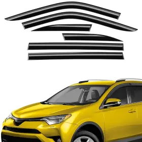 Ag0245 Toyota Sun Rain Visors Wind Guards For 2013-2018 Rav4 New