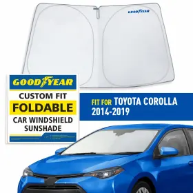 Gy008269 Toyota Front Auto Windshield Cover Car Sun Shade For 14-19 Corolla