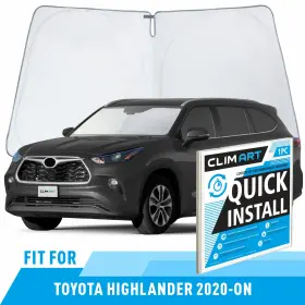 Ws2006 Toyota Front Auto Windshield Cover Car Sun Shade For 20-25 Highlander