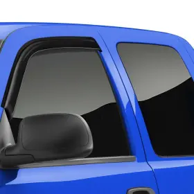 2326h Trailfx For Chevy Silverado 2500 Hd 08-14 Tape-on Smoke Front Window Vents