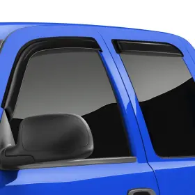 4515h Trailfx For Chevy Silverado 2500 Hd 07-14 Tape-on Smoke Front And Rear Window Vents