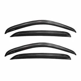 Trailfx 880268087230 Smoke 4pc Outside Channel Side Window Deflector For 2009-2019 Ram 1500 Ext Cab