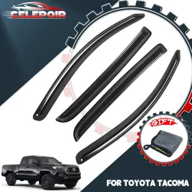 Wv194768 Tres&vendu For 2016-2023 Toyota Tacoma Double Cab In-channel Window Vent Visor Rain Guard