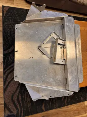 021470tms04kt Turner Motorsport - Aluminum Skid Plate Mill Finish