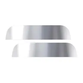 29096 United Pacific Window Trim Stainless 7 Inch Chopped For Peterbilt Trucks