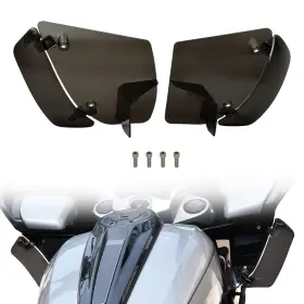 Veisutor Vst-010103-091 Adjustable Side Wings Wind Air Deflector Fairing For Road Black