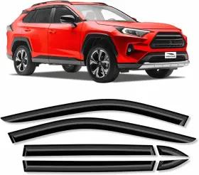 100413 Voron Glass Tape-on Extra Durable Rain Guards For Toyota Rav4 2019-2024 100413 Voron Glass Tape-on Extra Durable Rain Guards For Toyota Rav4 2019-2024