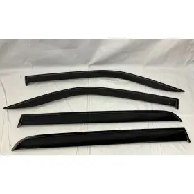 120085 Voron Glass 4pcs. Rain Guards For 2019-23 Dodge Ram 1500 Crew Cab -open