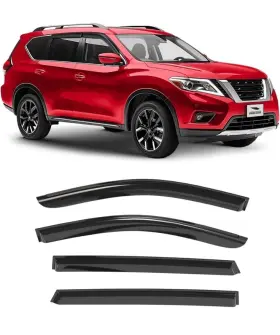120214 Voron Glass Tape On Seide Window Deflectors For 13-21 Nissan Pathfinder