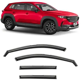 200655 Voron Glass In-channel Extra Durable Rain Guards For Mazda Cx-50 2023-2024 W 200655 Voron Glass In-channel Extra Durable Rain Guards For Mazda Cx-50 2023-2024 W