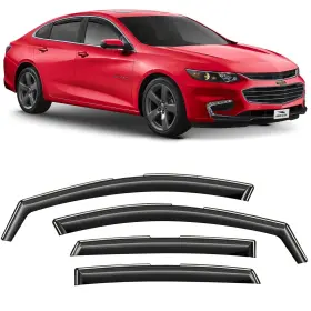220228 Voron Glass In-channel Extra Durable Rain Guards For Chevrolet Chevy Malibu