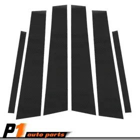 Zp-02pma11c5acb Vr Auto Parts Fit For 6pc Carbon Fiber Pillar Posts 2006-2011 Bmw 3-series E90 Door Trim Cover