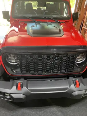 55177 Weathertech Jeep Wrangler/gladiator Aeroskin Hood Protector Black