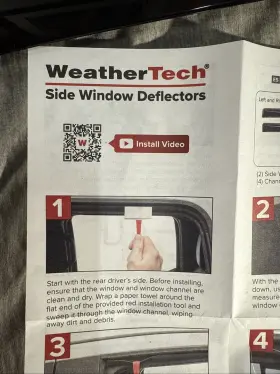 801071im Weathertech Side Window Deflectors For 2023-26 Honda Cr-v -