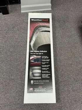 80240 Weathertech Side Window Deflectors For 2000-2006 Mazda Mpv - Dark Tint