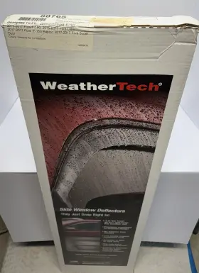 80765im Weathertech Side Window Deflectors - Rain Guards 80765 Ford F150 Etc See Details
