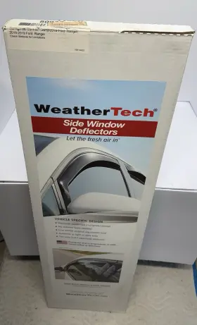 80937im Weathertech Side Window Deflectors - Rain Guards 80937 2019-23 Ford Ranger