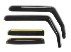 82443 Weathertech Window Deflectors For 2007-2015 Jeep Wrangler Unlimited