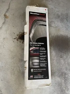 82713im Weathertech Side Window Deflectors For Dodge Charger - Dark Tint