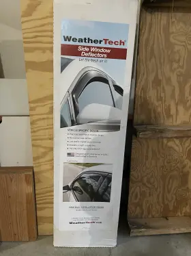 82769im Weathertech Side Window Deflectors For Nissan Rogue - Dark Tint 82769