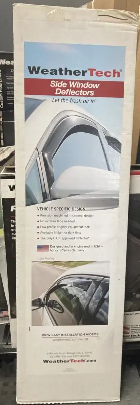 86450 Weathertech Weather Tech Side Window Deflectors
