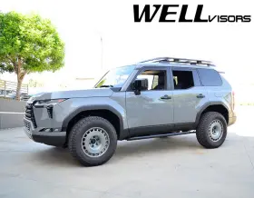 3-351lx001 Wellvisors For Gx550 Land Cruiser 24-25 2024 Window Visors In-channel Deflectors