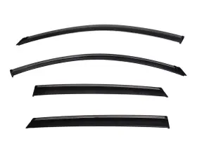 3-847ch039 Wellvisors Window Visor For 2024 2025 24 25 Chevrolet Trax Rain Guard Black Trim