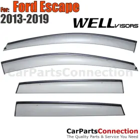 Wellvisors 3-847fd006 Window Visors 13-19 For Ford Escape Sun Deflectors
