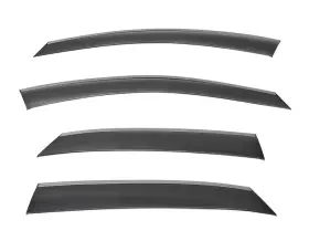 3-847lx040 Wellvisors For 2023-2025 Lexus Rx350 Rx450h Rx500 Window Visor Black Trim