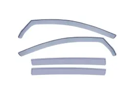 Wellvisors 3-847mi015 Front And Rear Tape-on Window Deflectors With Premium Series Without