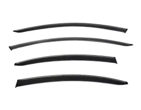 3-847vo013 Wellvisors Window Visors For 2019-2025 Volvo S60 T5 T6 T8 B4 B5 Sedan Black Trim