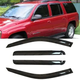 Wx-94240 Wensdy 4pc Side Window Wind 02-06 Trailblazer Dark Smoke Tint