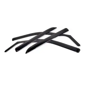 Hy009129 Xyberautoparts In-channel For Dodge Ram 2500 3500 Crew Cab 19-24 Wind Rain Guard Window Visors