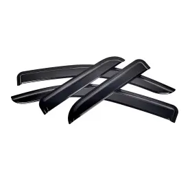 Hy009157 Xyberautoparts For 2014-2018 Silverado Sierra 1500 Extended Cab Rain Guard Window Visor Tape-on
